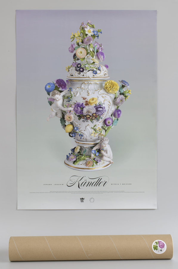 Plakat kolekcjonerski – motywy z wystawy "Rośliny i zwierzęta. Atlasy historii naturalnejw epoce Linneusza".  